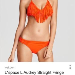 L*Space Audrey Fringe Bikini Top